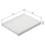 BOSCH 1987432215 Filtro, aire habitáculo
