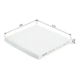 BOSCH 1987432088 Filtro, aire habitáculo