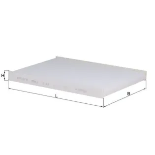 MAHLE LA463 Filtro, aire habitáculo