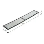BOSCH 1987432424 Filtro, aire habitáculo