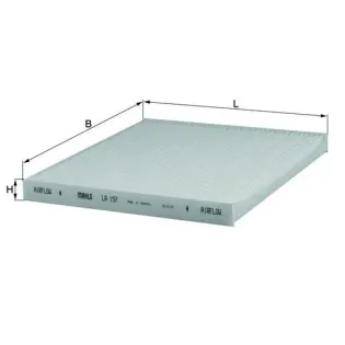 MAHLE LA157 Filtro, aire habitáculo