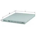 MAHLE LA157 Filtro, aire habitáculo