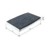 BOSCH 1987435591 Filtro, aire habitáculo