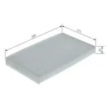 BOSCH 1987435132 Filtro, aire habitáculo