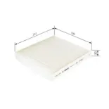 BOSCH 1987432121 Filtro, aire habitáculo