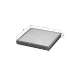 MAHLE LA84 Filtro, aire habitáculo