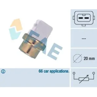 FAE 32600 Sensor, temperatura del refrigerante