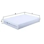 MAHLE LA449 Filtro, aire habitáculo