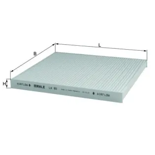 MAHLE LA60 Filtro, aire habitáculo