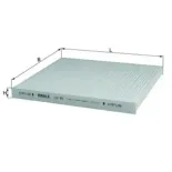 MAHLE LA60 Filtro, aire habitáculo