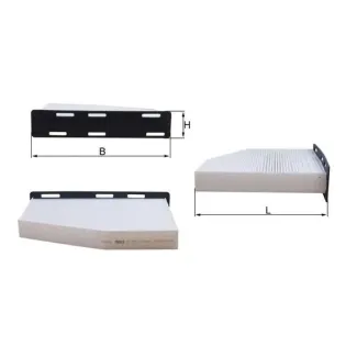 MAHLE LA181 Filtro, aire habitáculo