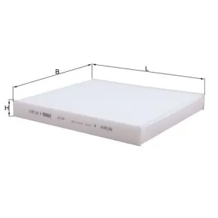 MAHLE LA74 Filtro, aire habitáculo