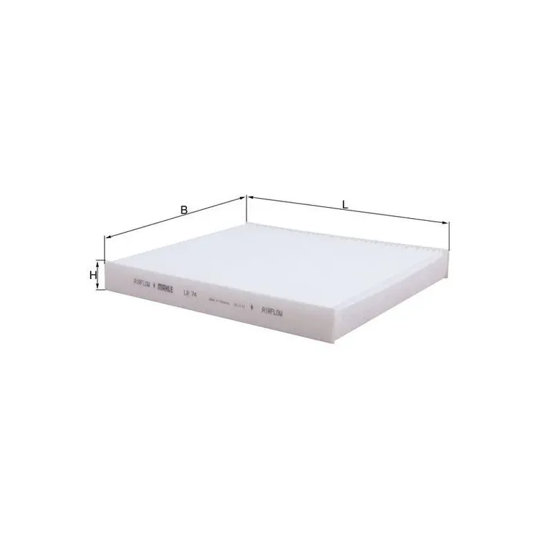 MAHLE LA74 Filtro, aire habitáculo