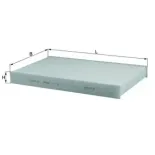 MAHLE LA138 Filtro, aire habitáculo