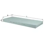 MAHLE LA167 Filtro, aire habitáculo