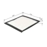 BOSCH 1987432263 Filtro, aire habitáculo