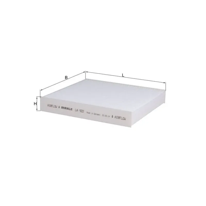 MAHLE LA922 Filtro, aire habitáculo