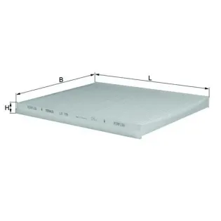 MAHLE LA199 Filtro, aire habitáculo