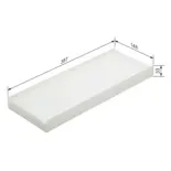 BOSCH 1987432017 Filtro, aire habitáculo