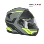 Casco Modular Acerbis Serel 22-06 negro y amarillo fluor 0025201.444