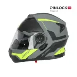 Casco Modular Acerbis Serel 22-06 negro y amarillo fluor 0025201.444