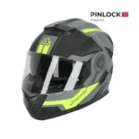 Casco Modular Acerbis Serel 22-06 negro y amarillo fluor 0025201.444