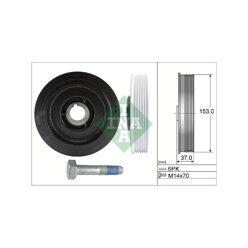 Schaeffler INA 544005820 Kit poleas, cigüeñal