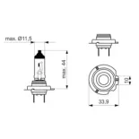 BOSCH 1987302091 Lámpara, faro principal