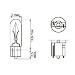 BOSCH 1987302208 Lámpara, luz para lectura