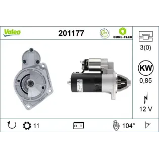 VALEO 201177 Motor de arranque