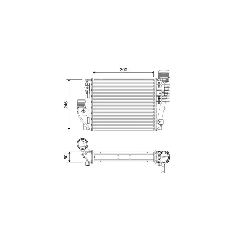 VALEO 818304 Intercooler