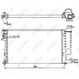 NRF 58183 Radiador, refrigeración del motor
