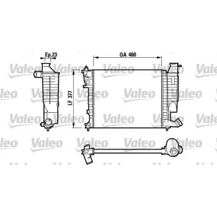 VALEO 732534 Radiador, refrigeración del motor