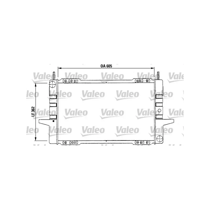 VALEO 730566 Radiador, refrigeración del motor
