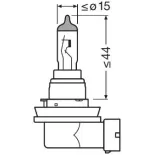 ams-OSRAM 64212 Lámpara, luces diurnas/de posición