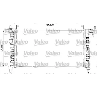 VALEO 731013 Radiador, refrigeración del motor