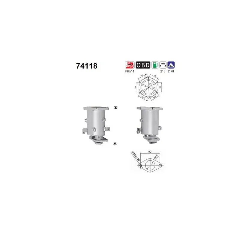 AS 74118 Catalizador