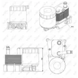 NRF 31194 Caja, filtro de aceite