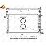 NRF 53419 Radiador, refrigeración del motor