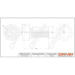 Dr!ve+ DP1110.13.0312 Filtro combustible