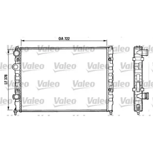 VALEO 731006 Radiador, refrigeración del motor