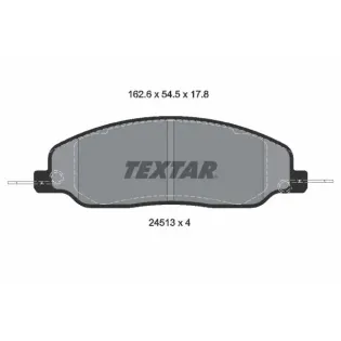 TEXTAR 2451301 Juego de pastillas de freno