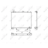 NRF 53754 Radiador, refrigeración del motor