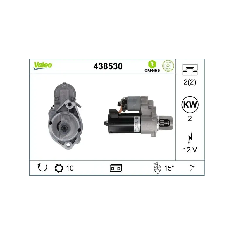 VALEO 438530 Motor de arranque