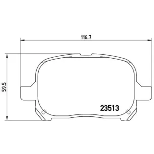 BREMBO P83040 Juego de pastillas de freno