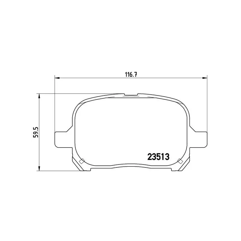 BREMBO P83040 Juego de pastillas de freno