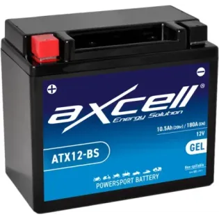 Batería de Gel para moto Axcell ATX12-BS YTX12BS