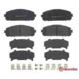 BREMBO P37021 Juego de pastillas de freno