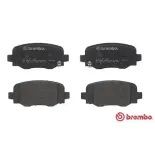 BREMBO P37020 Juego de pastillas de freno