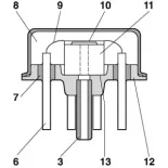 BOSCH 0281002244 Sensor, presión colector de admisión